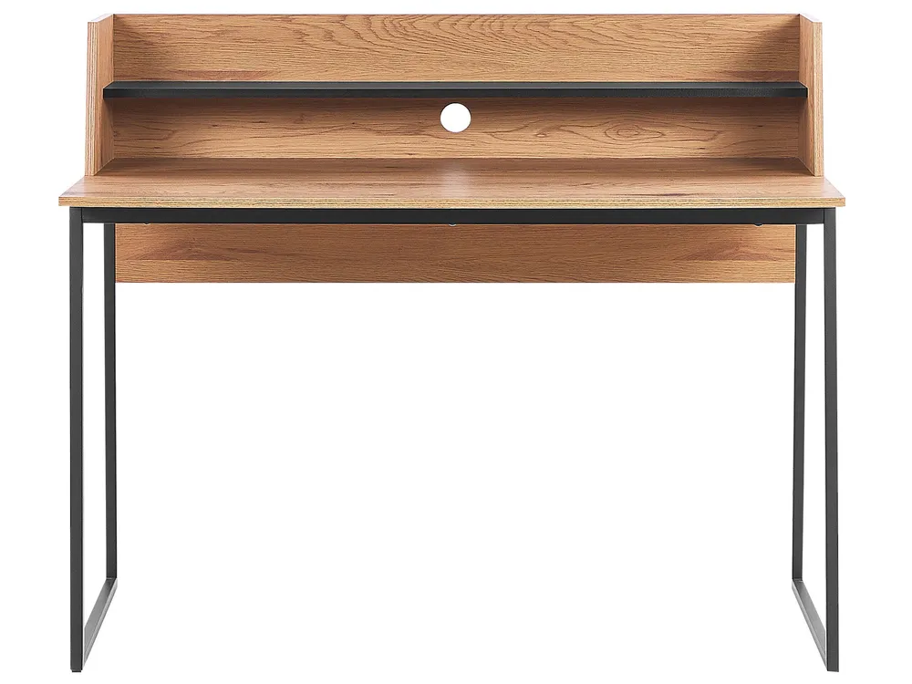 Ensemble avec étagères Table de bureau Bois évident GORUS
