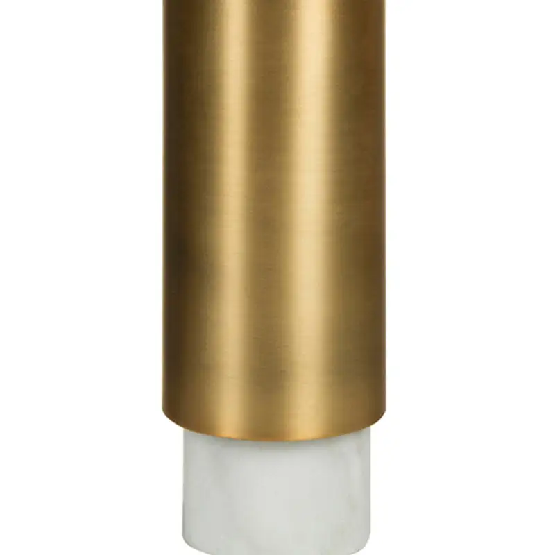 Ensemble compact Lámpara de Escritorio Cilindro Blanco (40 x 76 x 40 cm)