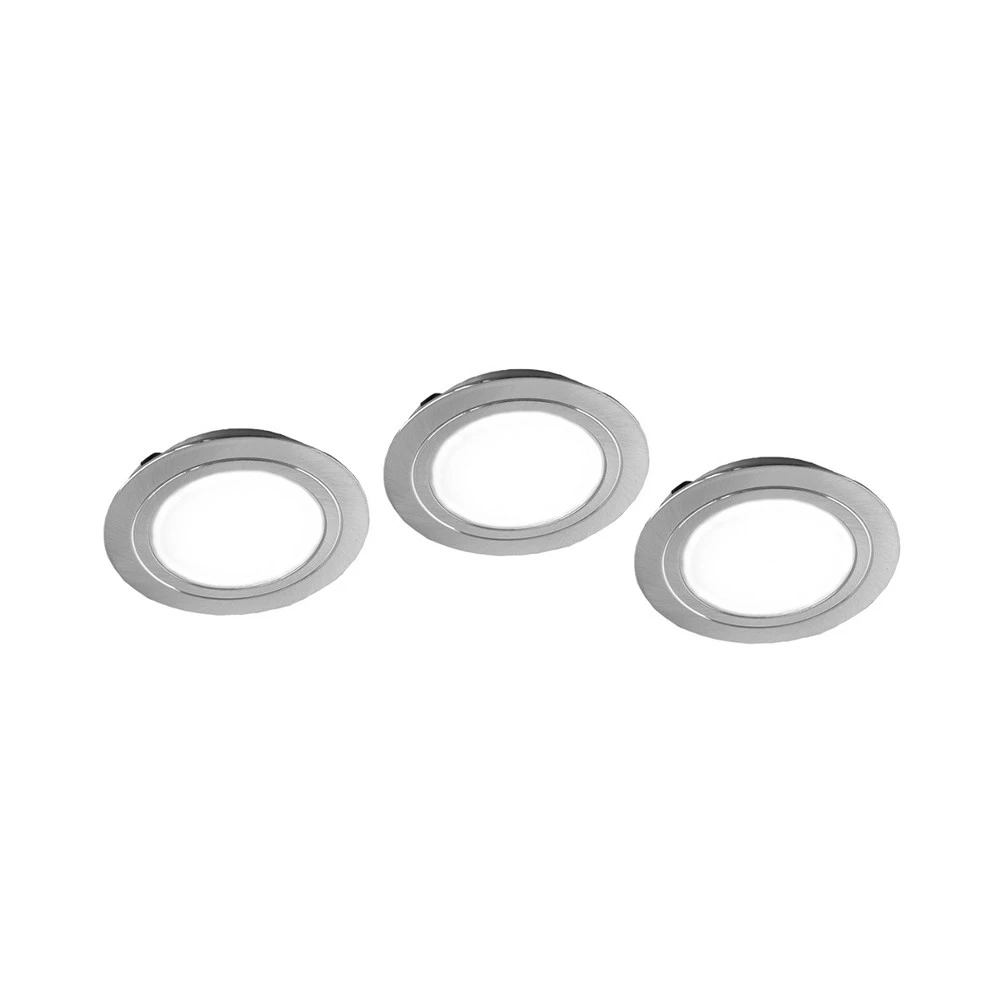 Ensemble ergonomique Spot LED Cubic 55 rond en set de 3 pièces