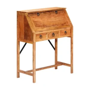Ensemble modulable Bureau 90x40x107 cm Bois d'acacia massif