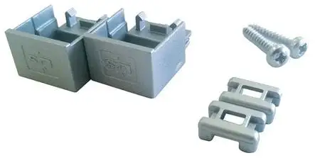 Ensemble modulable Embout latéral pour profil en applique MEC 1