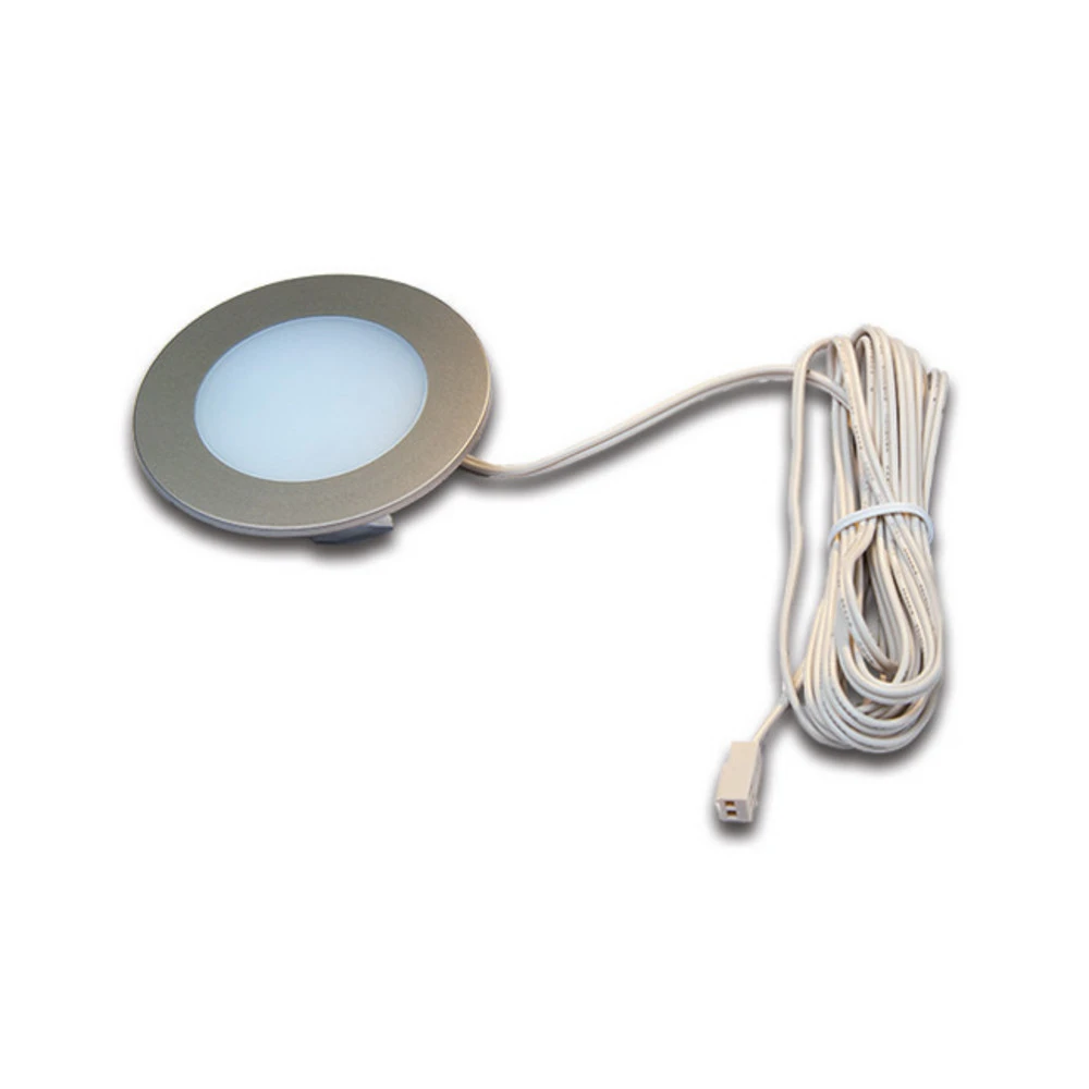 Ensemble modulable Lampe encastrée dans un meuble LED FR 55 en inox