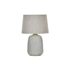 Lampe à poser en grès blanc Tana House Doctor - 46cm Certifié FSC