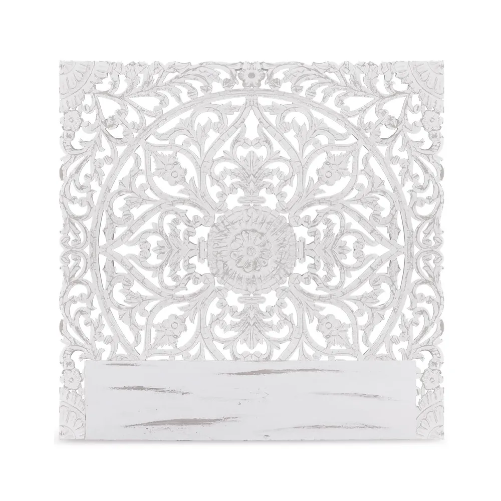 Tête de lit Serena 140cm Bois Blanc Dimensions 180x150 cm