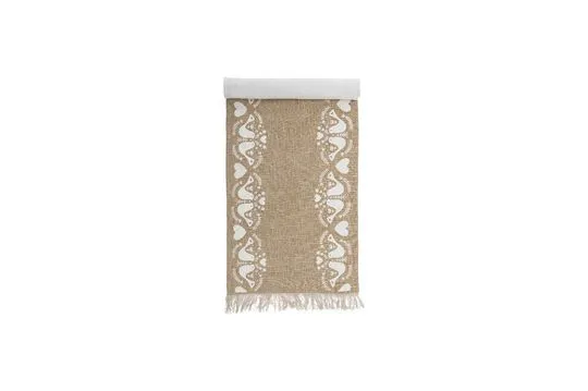 Bureau assis-debout Chemin de table en coton Paule Bloomingville - 165cm