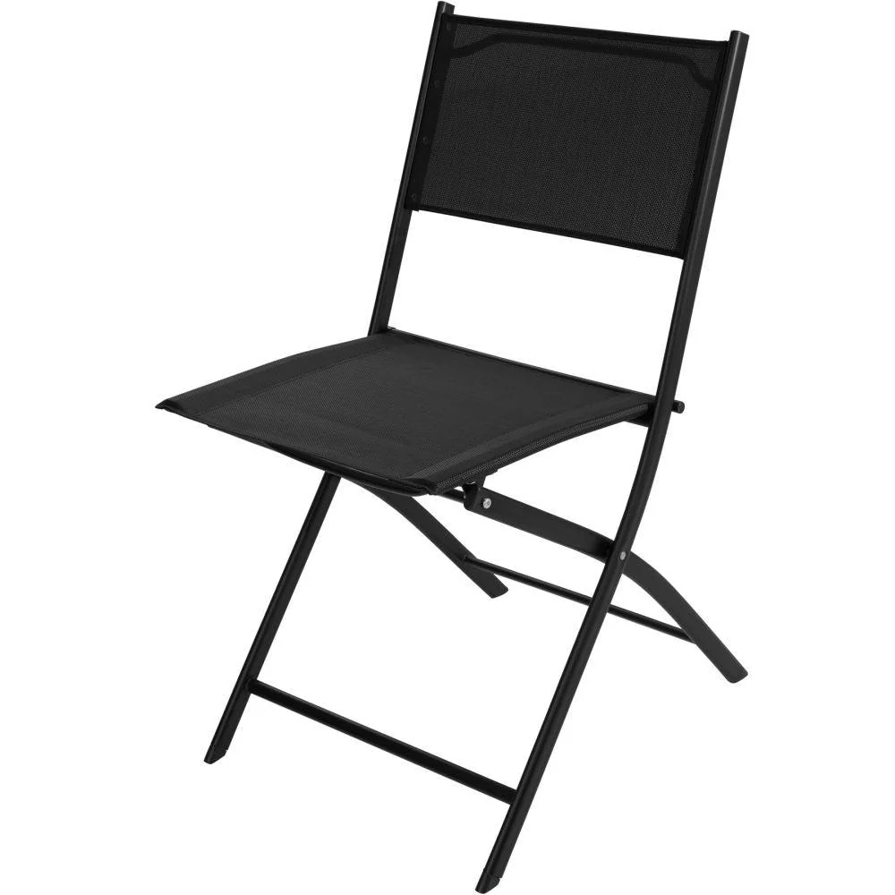 Ensemble table et chaises de jardin noir 2208283 avec Plateau en Stratifié