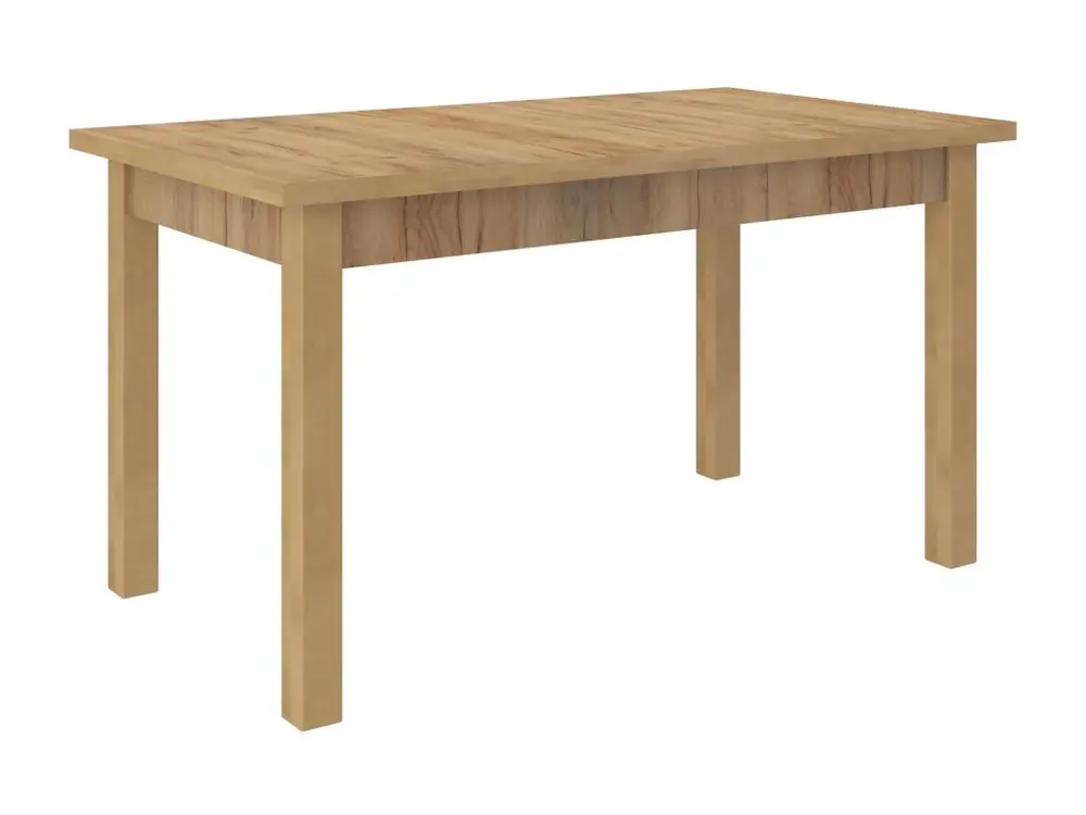 Ensemble table extensible 140-180cm et 6 chaises en bois de hêtre et tissu gris profond Mouka