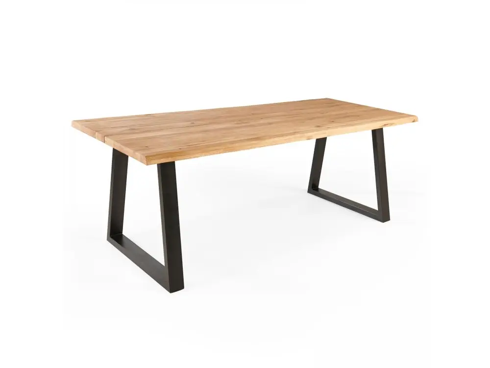 Mobilier de Bureau Premium Table à manger en bois bords irréguliers 160 x 95 x 75 cm