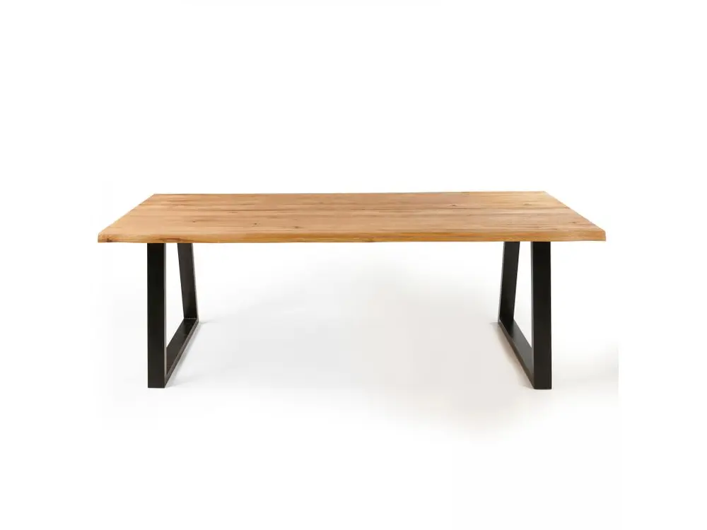 Mobilier de Bureau Premium Table à manger en bois bords irréguliers 160 x 95 x 75 cm