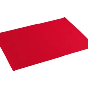 Set de table en coton uni 33 x 45 cm Chatouille rouge | Stable et robuste |