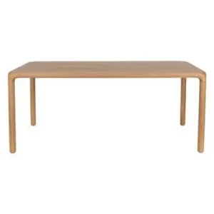 Table avec passe-câbles Table en bois naturel Storm 160X90 Zuiver - 160cm