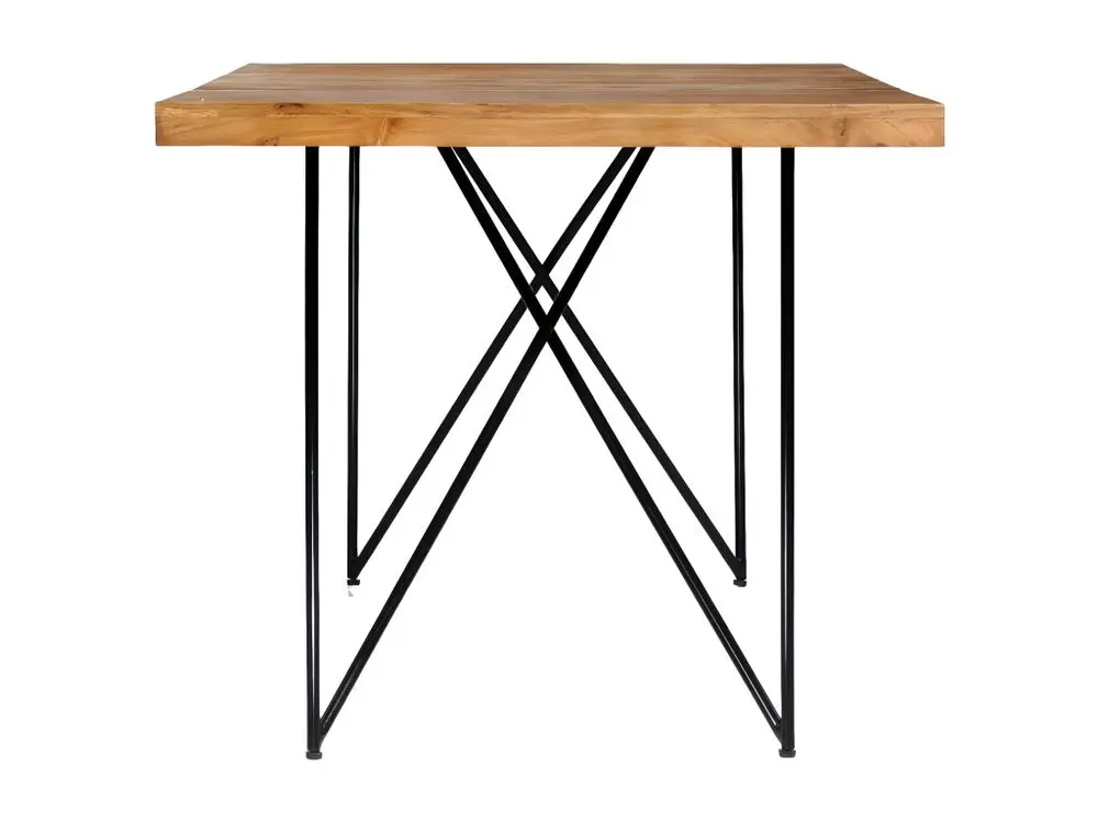 Table à manger 180x90x76 cm Bois d'acacia massif pour espace limité