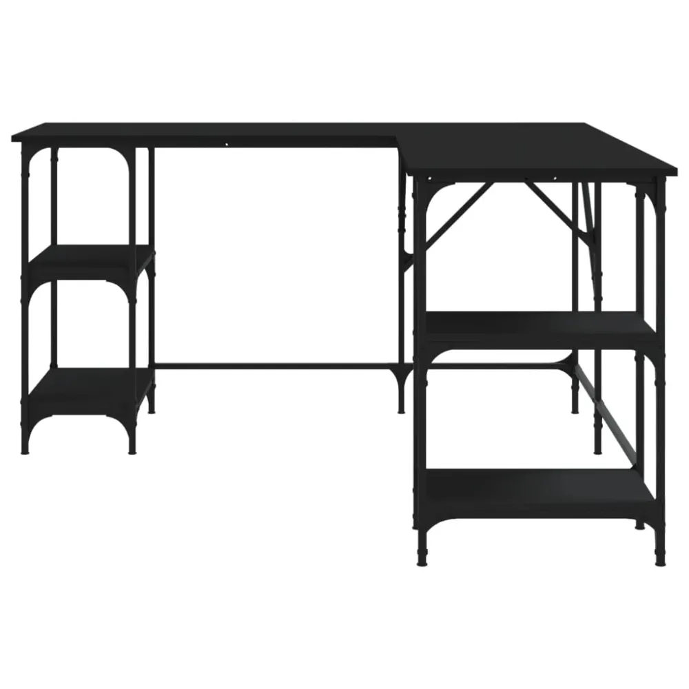 Table de Réunion Ergonomique Bureau table poste de travail meuble d'ordinateur informatique étude 139 x 139 x 75 cm bois d...