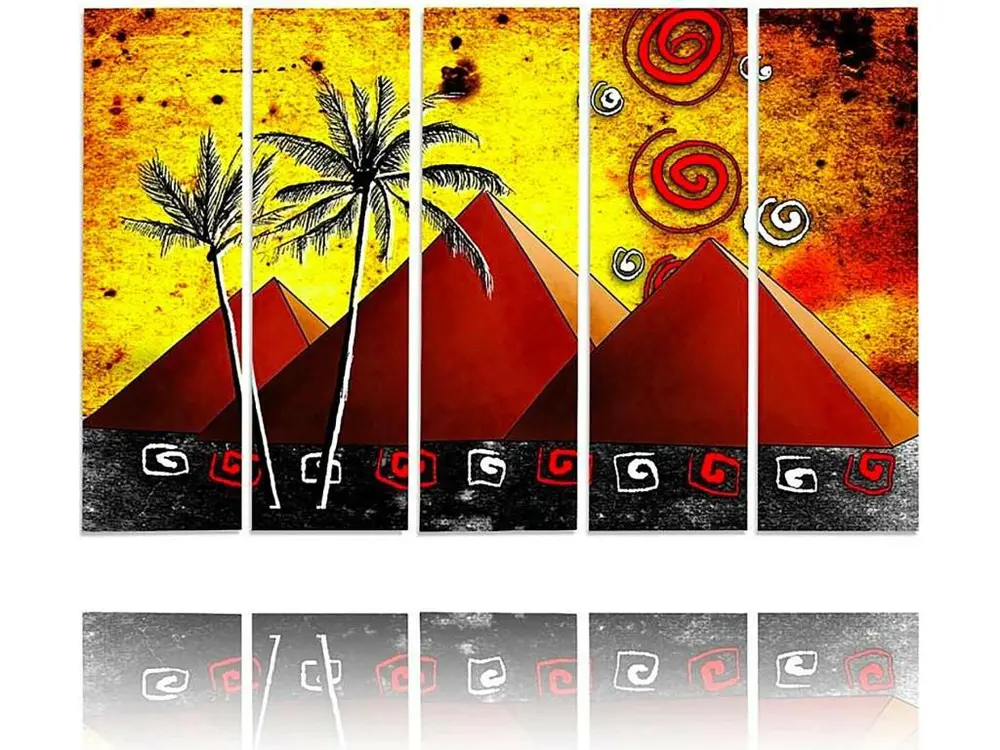 Tableau pyramides - 150 x 100 cm