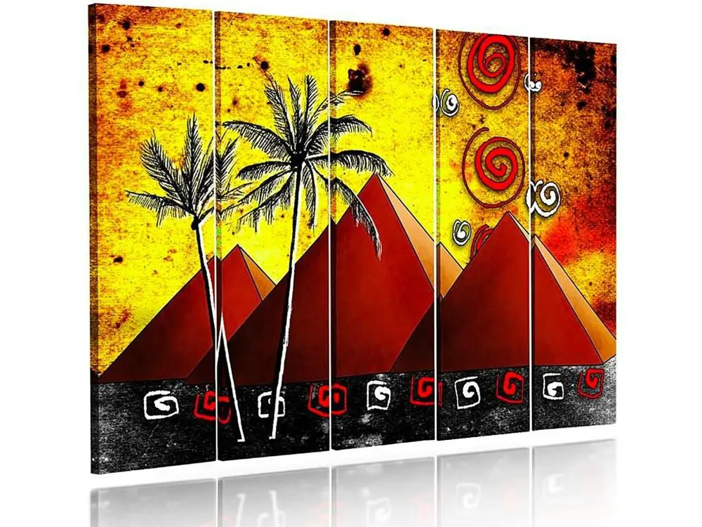 Tableau pyramides - 150 x 100 cm