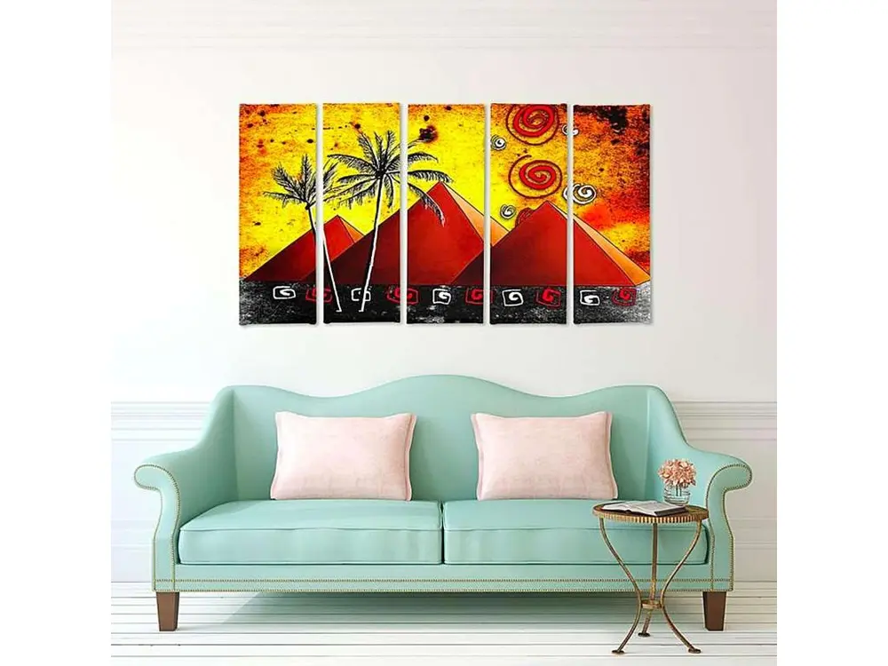 Tableau pyramides - 150 x 100 cm