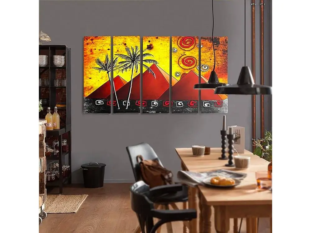 Tableau pyramides - 150 x 100 cm