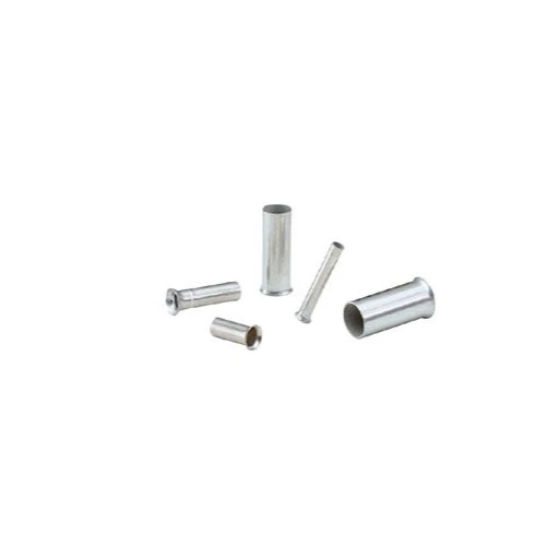 0.47 18 AWG Pan Term Ferrules Transparent Barrel Non-Insulated F76-12-M (Pack 1000)