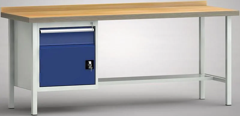 Etabli professionnel KLW - 2000 x 700 x 905 mm L x P x H (version ERGO) WP118E-2000M45-E1681 choisir à bas prix