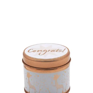 Stoneglow Congrats Candle Tin - Blackberry