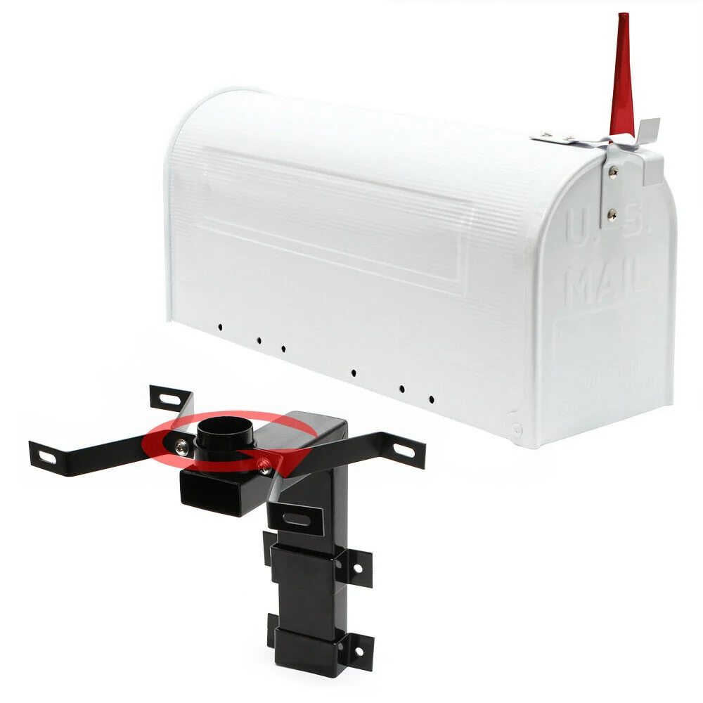 Us mailbox boite aux lettres design américain blanc montage au mur poste 16_0000333