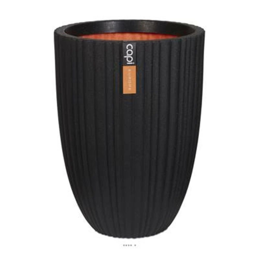 Bac tube en plastique de qualité supérieure int/ext. Bullet 34x46 cm noir - dimh