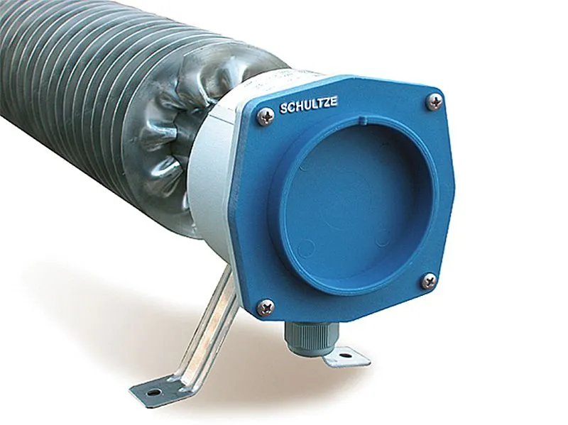 Chauffage à tubes à ailettes Schultze RiRo f 120 E pour pièces à risque d'incendie 120 W 230 V IP66/67 F 0120E ma...
