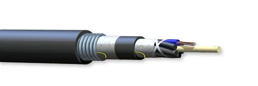 Corning 024EUV-T4101D20 24 Fiber OS2 LSZH Loose Tube Gel Free Corrugated Armored Cable