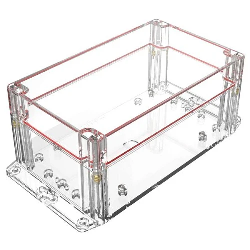 Electronic Racks And Boxes Enclosure Top Clear Bottom Limpide RBF85P12C24C