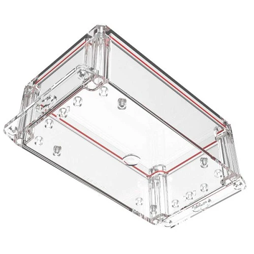 Electronic Racks And Boxes Enclosure Top Limpide Bottom Clear RBF85P06C24C