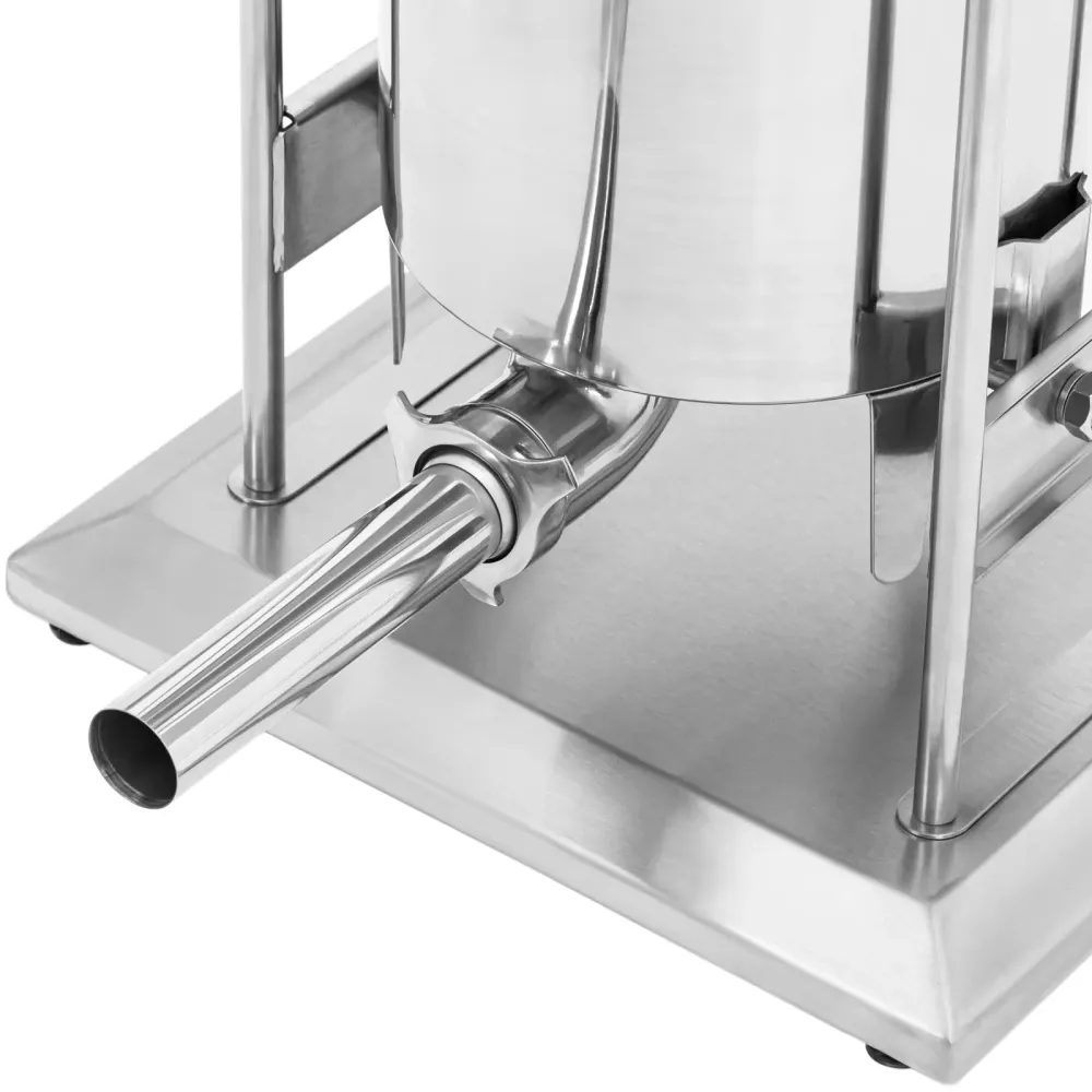 Poussoir à saucisse 25 litres électrique avec 4 tubes de remplissage acier inoxydable 14_0009756