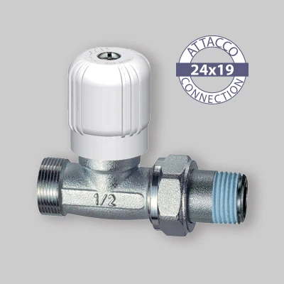 Valvola Diritta Per Tubo Rame, Plastica E Multistrato Far 1/2" - 24X19