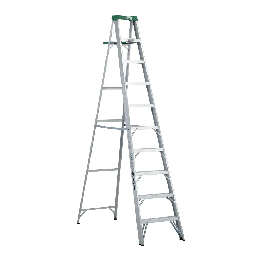 Escabeau LITE en aluminium, 10' (grade 2) en Cuir synthétique