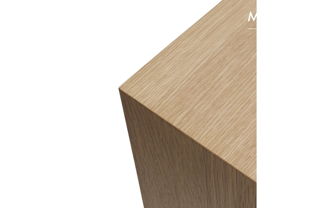 Armoire ample en bois beige Shoji Hübsch - 100cm pour dossiers suspendus