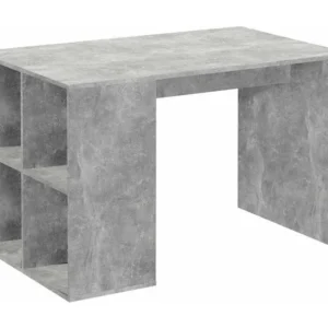 Bureau Droit avec Étagères Latérales L117cm - Gent | Assemblage Rapide Sans Outil