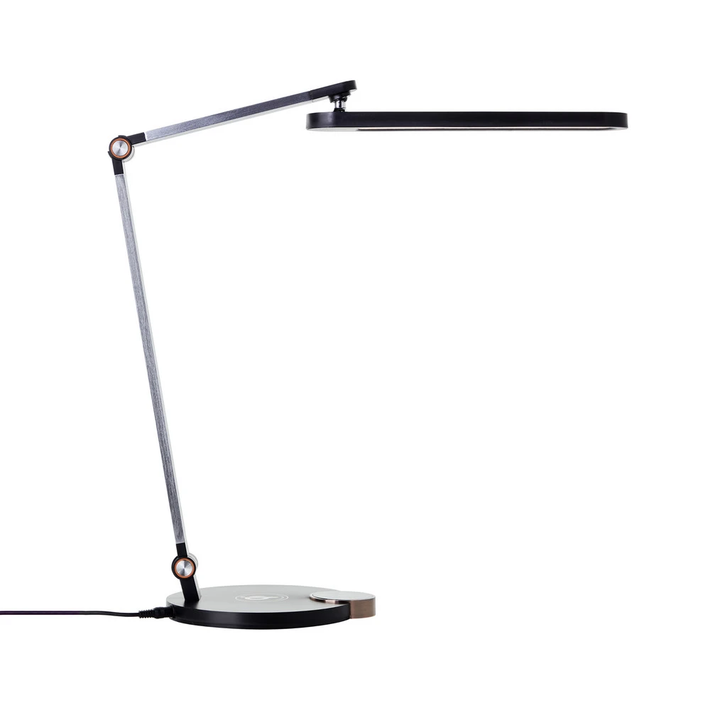 Lampe de bureau LED Officehero, CCT, noir Couleur Gris anthracite