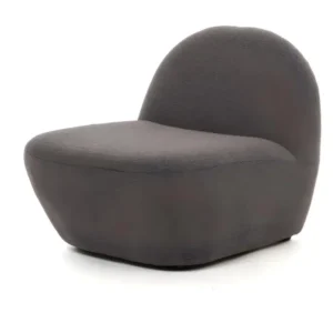 Fauteuil Tisno gris noir avec accoudoirs réglables