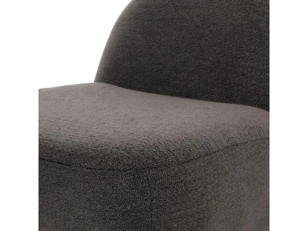Fauteuil Tisno gris noir avec accoudoirs réglables