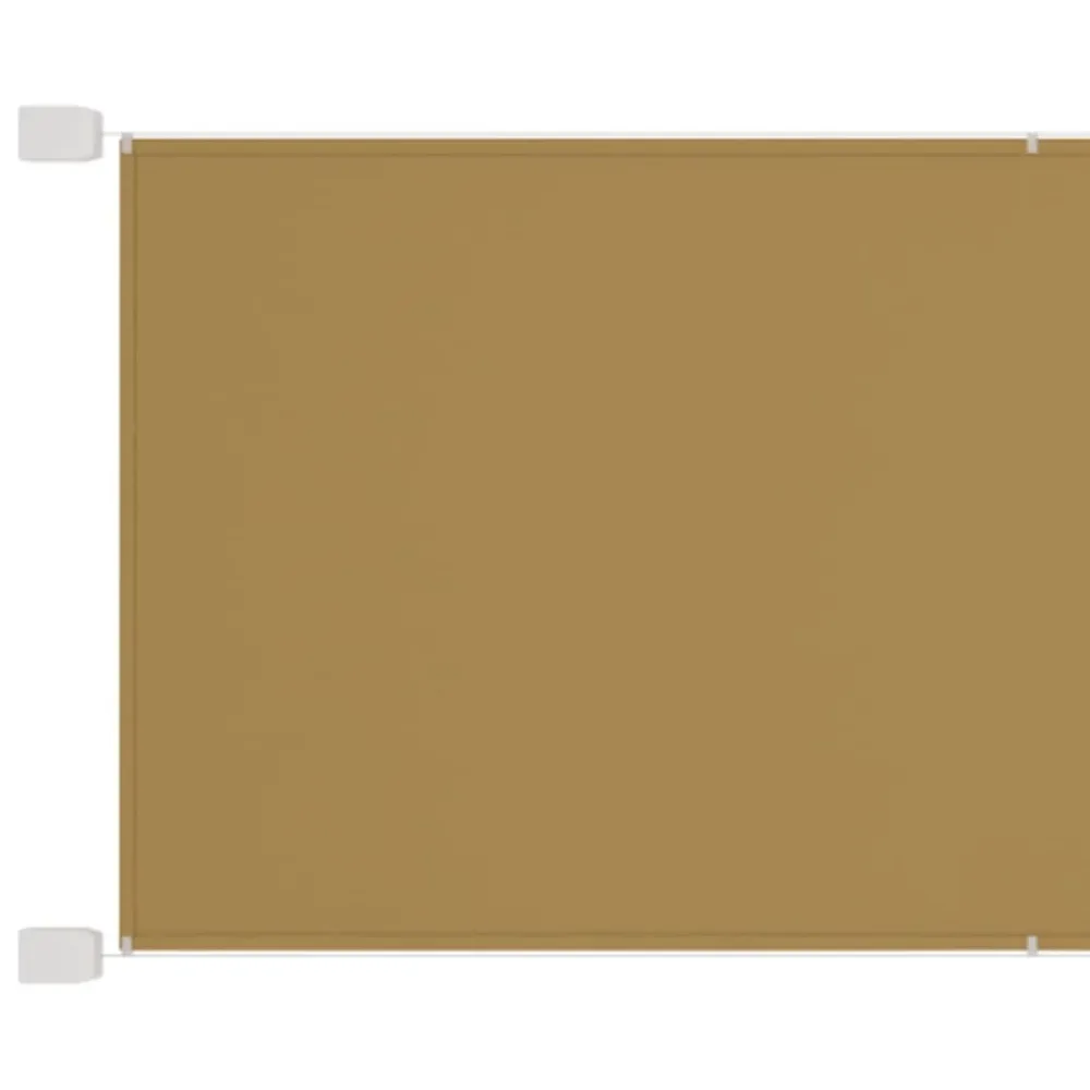Auvent vertical 140 x 600 cm tissu oxford naturel 02_0007529