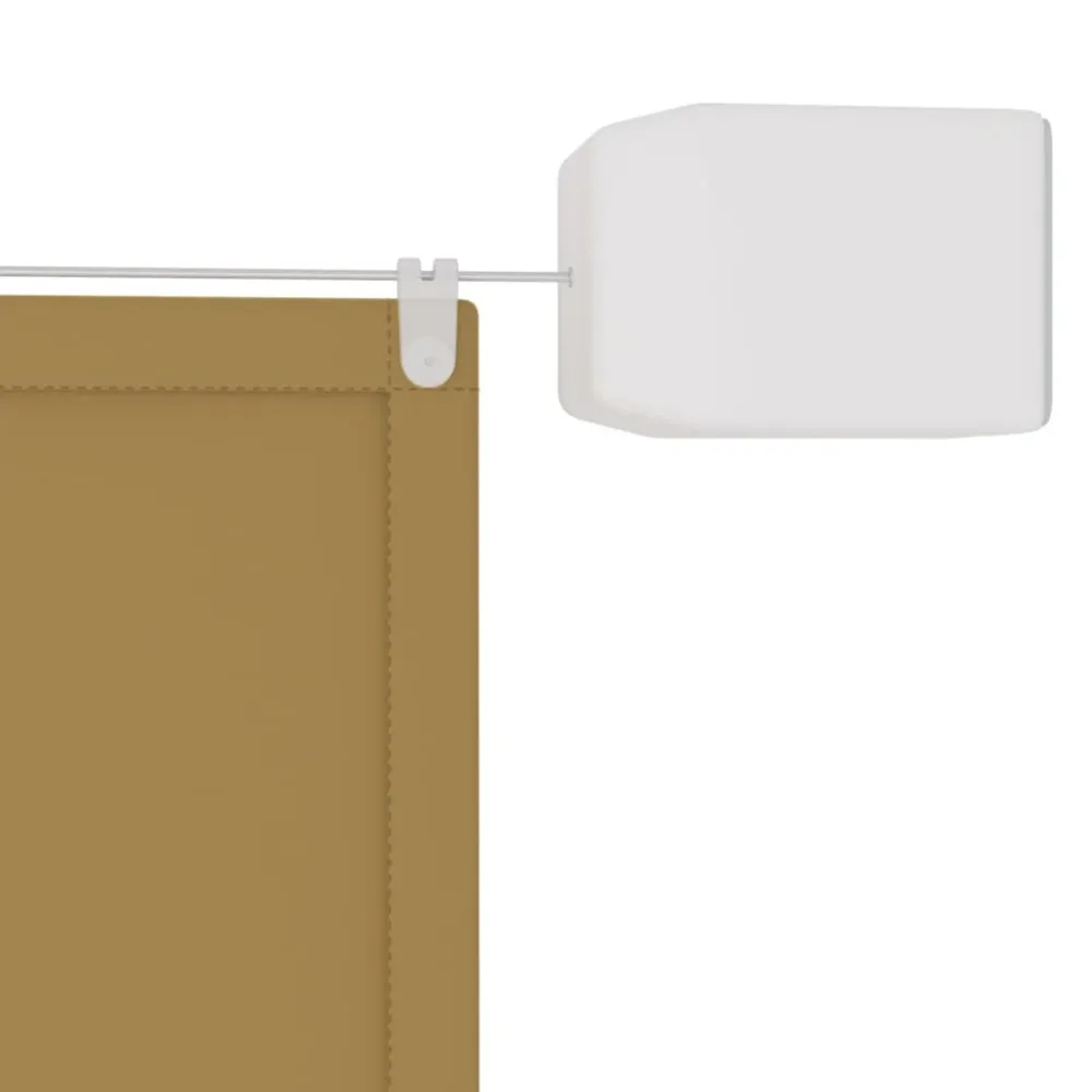 Auvent vertical 140 x 600 cm tissu oxford naturel 02_0007529