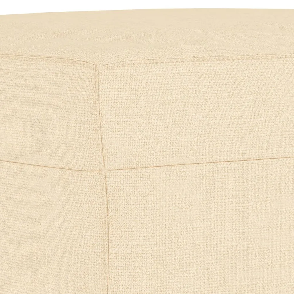 Banc banquette crème 100 x 35 x 41 cm tissu 02_0010652
