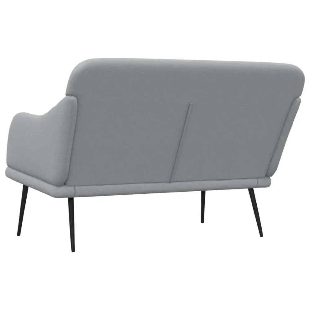 Banc banquette gris évident 110 x 76 x 80 cm tissu 02_0010715