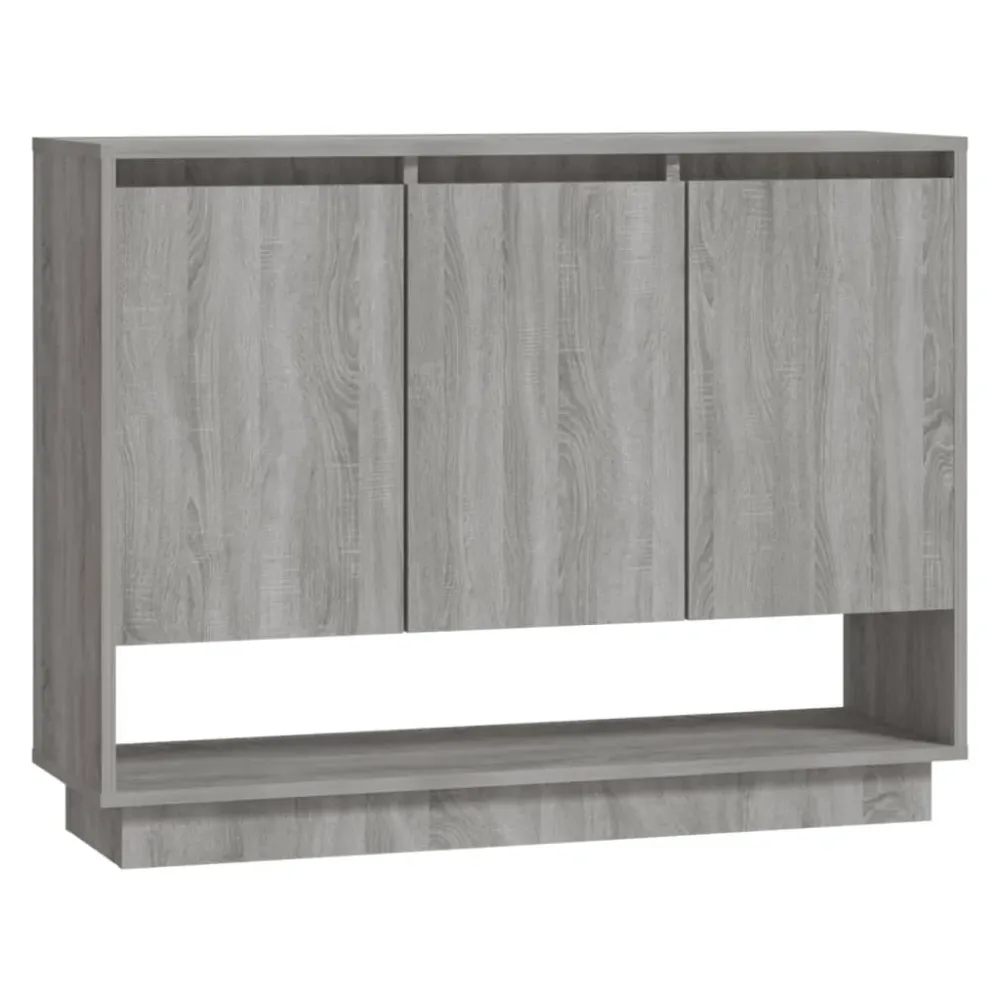 Buffet bahut commode armoire meuble de rangement organisateur cuisine salle de séjour salon sonoma 97 x 31 x 75 cm bois d'...