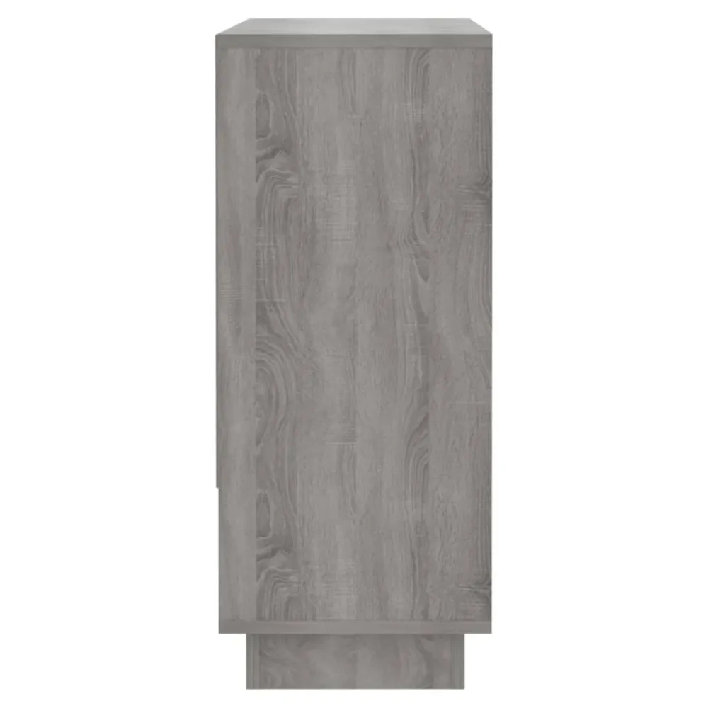 Buffet bahut commode armoire meuble de rangement organisateur cuisine salle de séjour salon sonoma 97 x 31 x 75 cm bois d'...