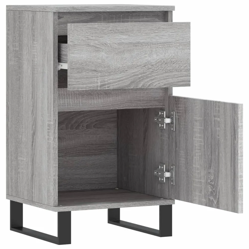 Buffet bahut commode armoire meuble de rangement organisateur cuisine salle de séjour salon sonoma 40 x 35 x 70 cm bois d'...