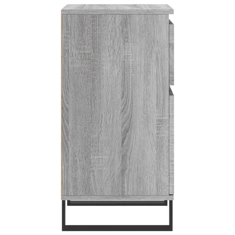 Buffet bahut commode armoire meuble de rangement organisateur cuisine salle de séjour salon sonoma 40 x 35 x 70 cm bois d'...
