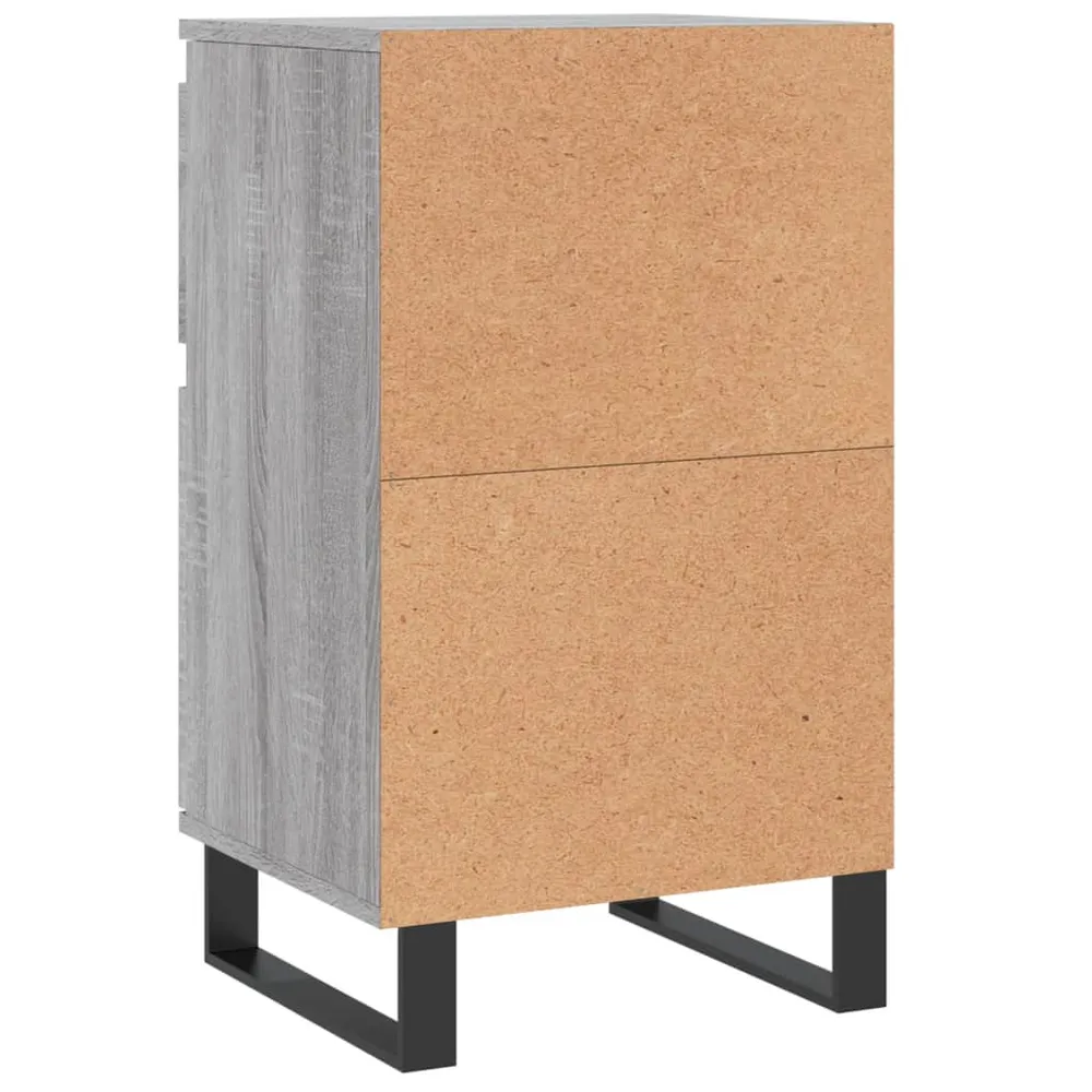 Buffet bahut commode armoire meuble de rangement organisateur cuisine salle de séjour salon sonoma 40 x 35 x 70 cm bois d'...