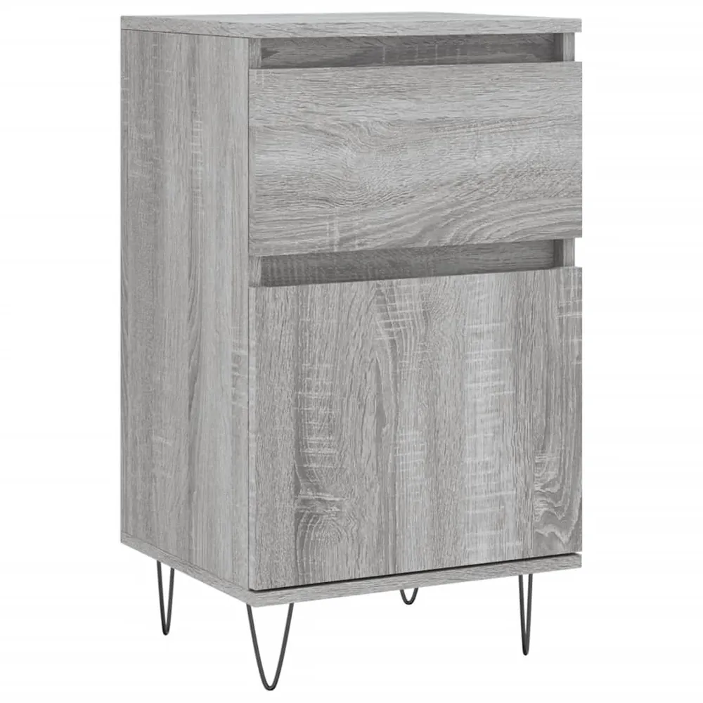 Buffet bahut commode armoire meuble de rangement organisateur cuisine salle de séjour salon sonoma 40 x 35 x 70 cm bois d'...