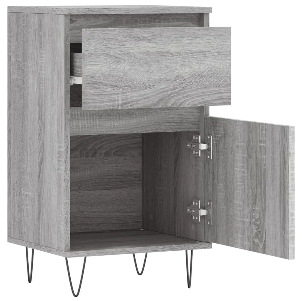 Buffet bahut commode armoire meuble de rangement organisateur cuisine salle de séjour salon sonoma 40 x 35 x 70 cm bois d'...