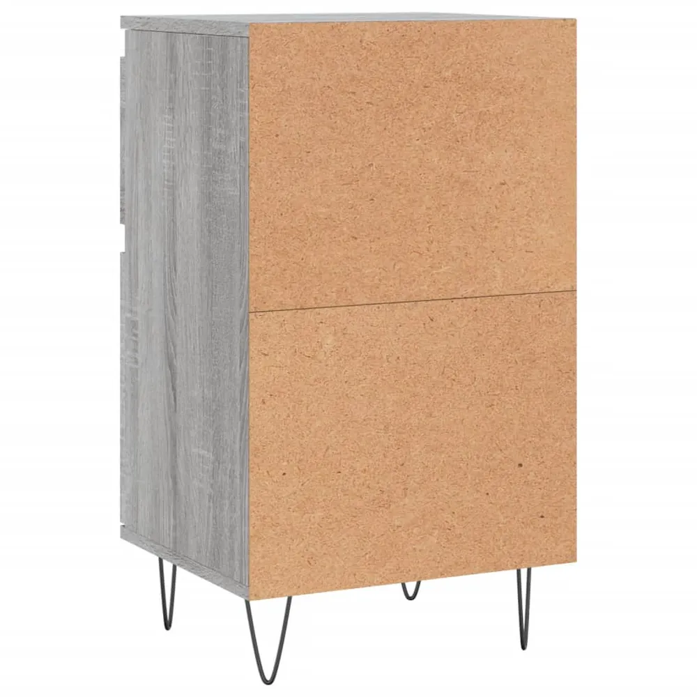 Buffet bahut commode armoire meuble de rangement organisateur cuisine salle de séjour salon sonoma 40 x 35 x 70 cm bois d'...